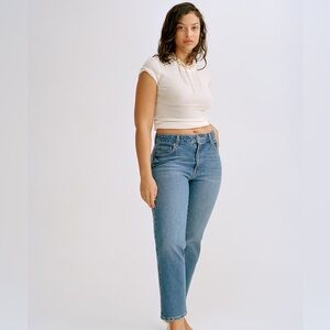 H&M Slim High Waist Ankle Length Jeans